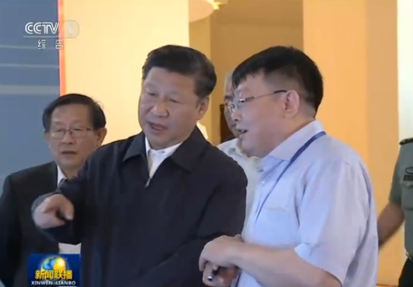 叶甜春总师向习主席先容集成电路装备与工艺专项在十二五时代取得的效果，，，，，重点先容了88858cc永利官网的CMP装备